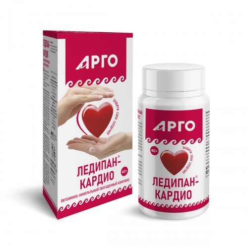 Купить Витаминно-минеральный обогащенный комплекс Ледипан-кардио, капсулы, 60 шт  г. Иркутск  
