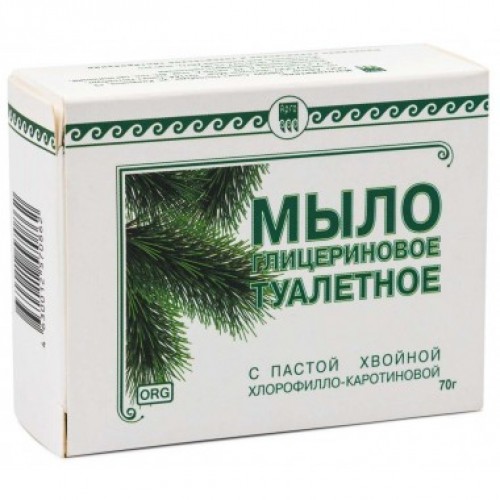 Купить Мыло туалетное глицериновое Фитолон с пастой хвойной хлорофилло-каротиновой  г. Иркутск  