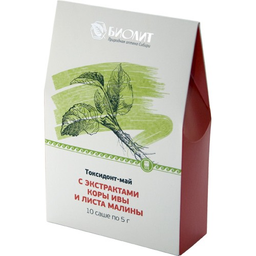 Купить Токсидонт-май с экстрактами коры ивы и листа малины  г. Иркутск  
