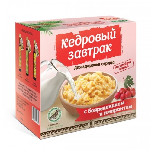 Купить Завтрак кедровый для здоровья сердца с боярышником и амарантом  г. Иркутск  